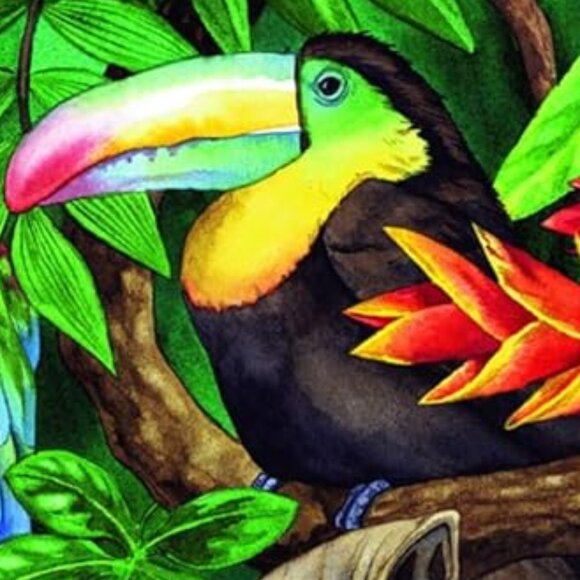 New sealed Ravensburger- 60 Piece Puzzle -Tropical Friends Animals - Picture 10 of 16